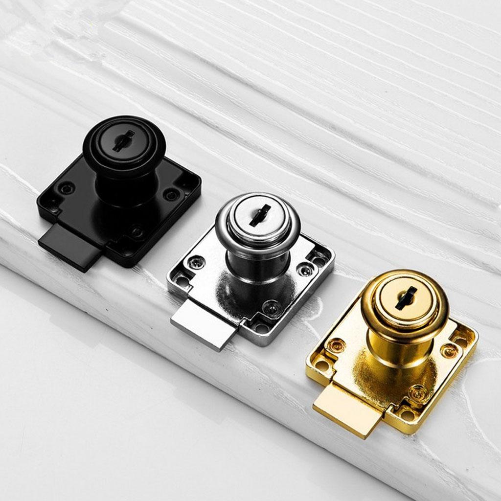 Office Furniture Hardware - 2x 引き出しロック、2つのロックキー付き、家具ハードウェアキャビネットドアオフィスロックデスクレターボックスロック