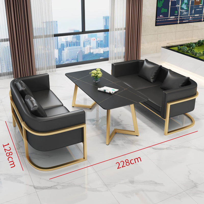 オフィス家具 待合室 レセプションソファ モダンレザーオフィ - Office Furniture Luxury のレビューと価格