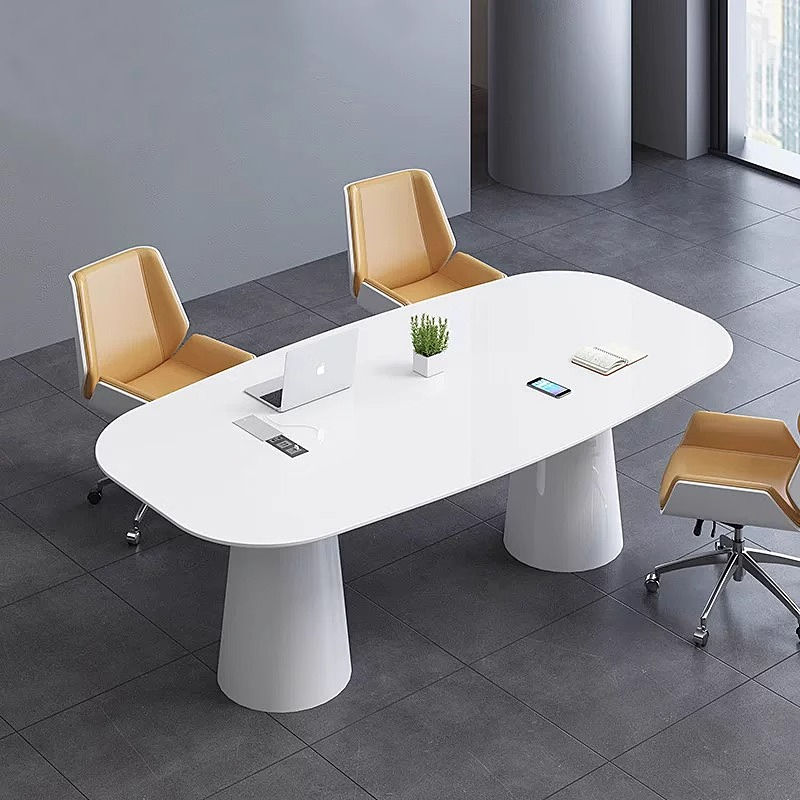 140～300cm モダンな白い交渉研修会議テーブルデスク  - Office Furniture Luxury のレビューと価格