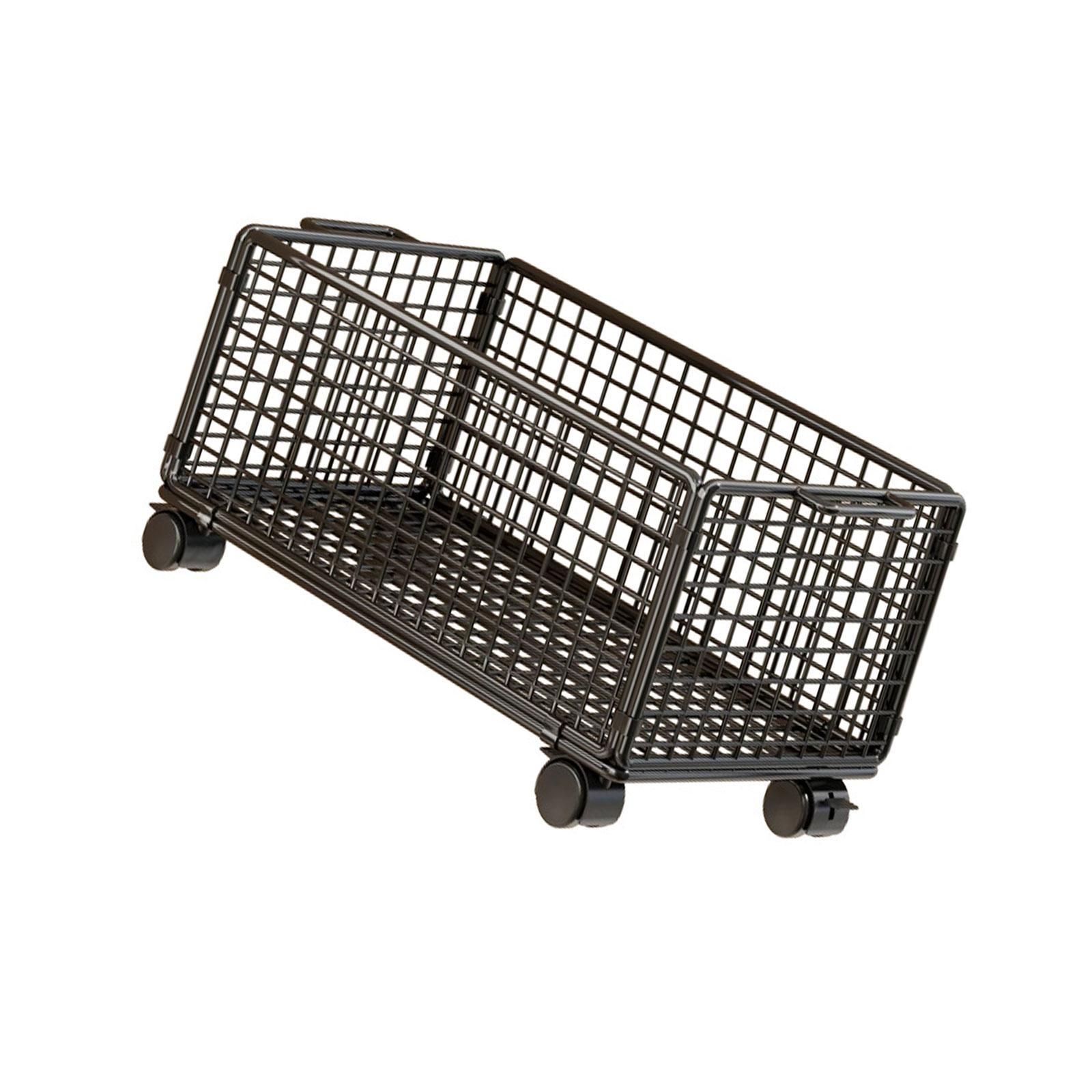デスク下収納カート メッシュローリングファイルオーガナイザー - Book Cart Rolling のレビューと価格