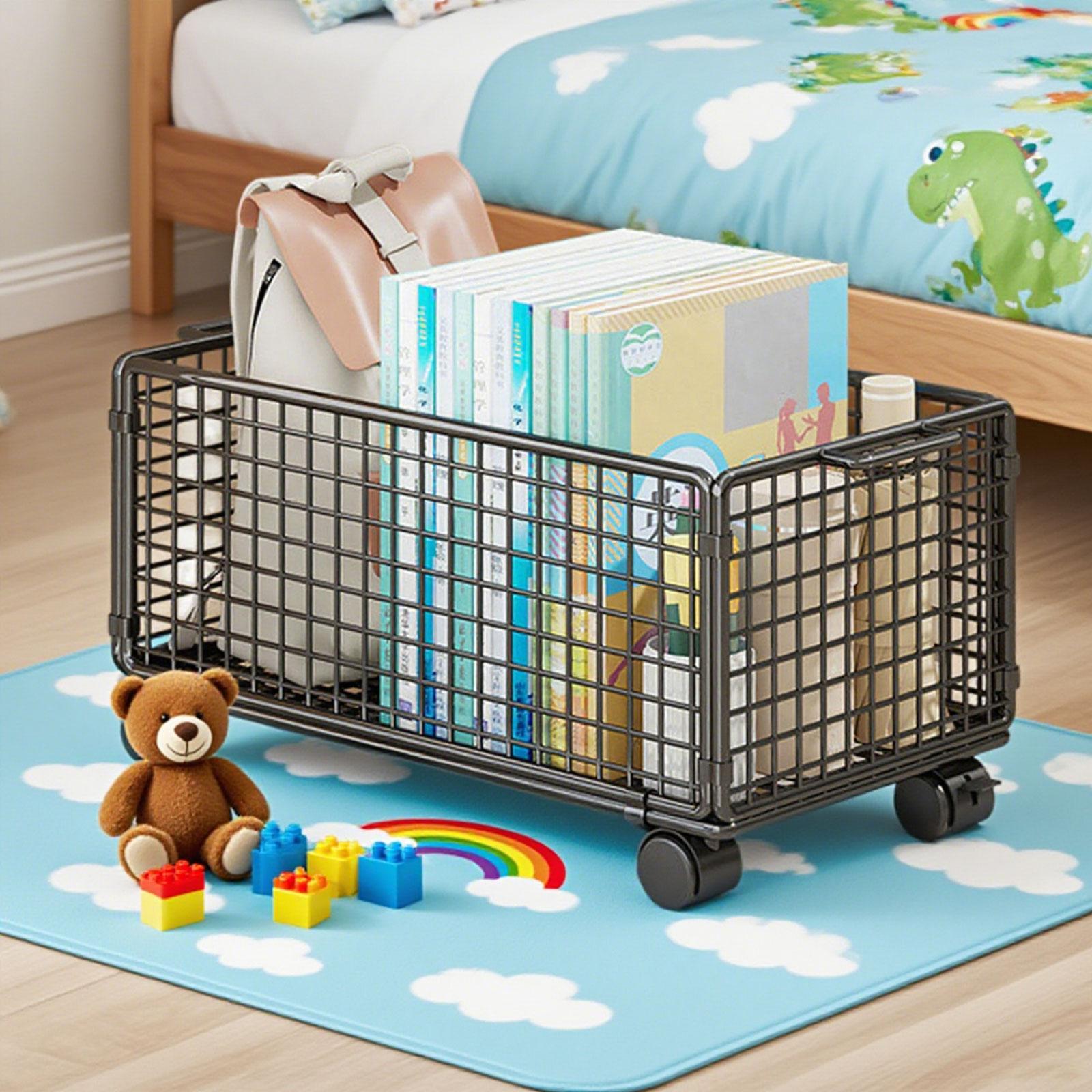 デスク下収納カート メッシュローリングファイルオーガナイザー - Book Cart Rolling のレビューと価格
