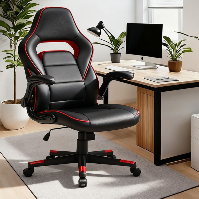 中空背もたれゲーミングコンピューターチェア、360度回転 ° - Office Furniture Zone のレビューと価格