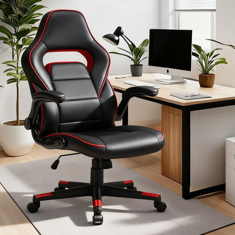 中空背もたれゲーミングコンピューターチェア、360度回転 ° - Office Furniture Zone のレビューと価格