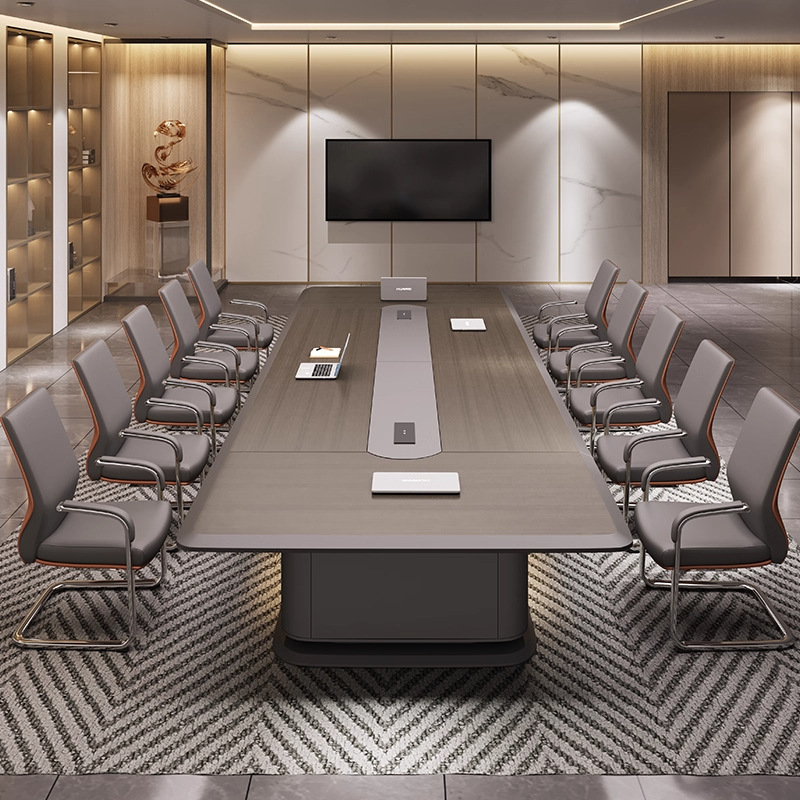大型オフィス会議テーブル シンプルモダン 商談 高級感 ライ - Office Furniture Luxury のレビューと価格