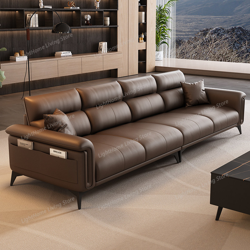 モダンな高級人工皮革オフィスソファ、シングル、ダブル、4人掛 - Office Furniture Luxury のレビューと価格