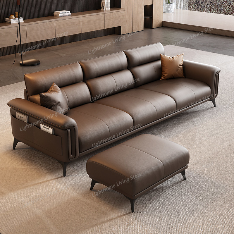 モダンな高級人工皮革オフィスソファ、シングル、ダブル、4人掛 - Office Furniture Luxury のレビューと価格