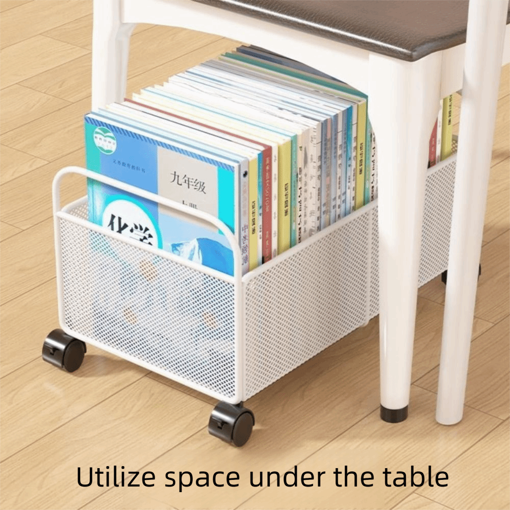 鉄製モバイルブック収納ボックス多機能車輪付き教室デスクトップ - Book Cart Rolling のレビューと価格