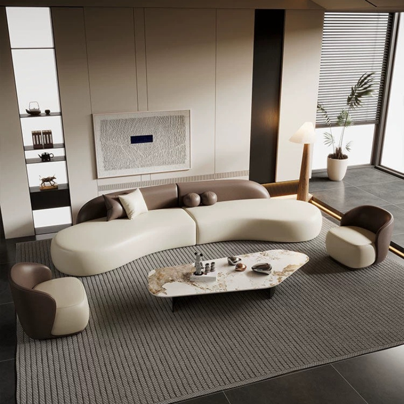 イタリア製高級曲線ソファ モダンでシンプルなホテル、ホームス - Office Furniture Luxury のレビューと価格