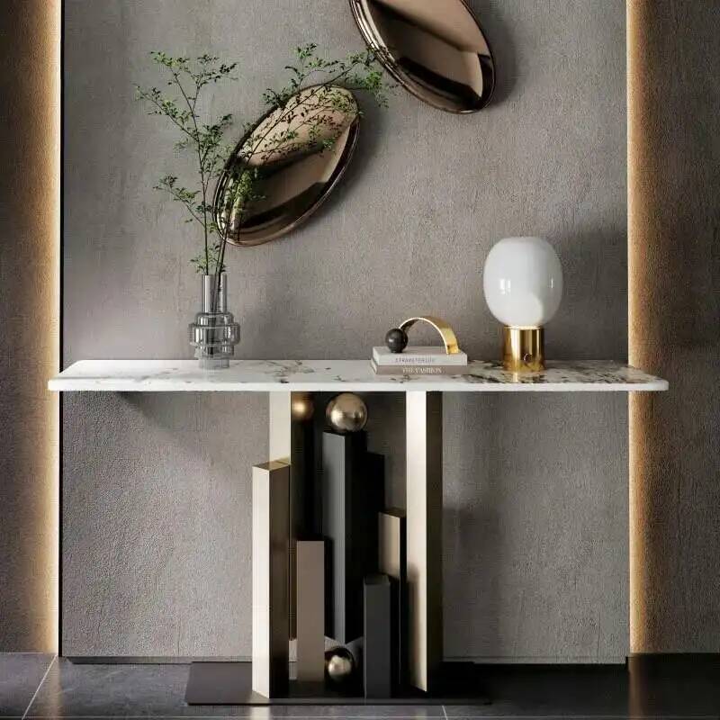 モダンでシンプルなコンソールテーブルオフィス用小型デザインハ - Office Furniture Luxury のレビューと価格