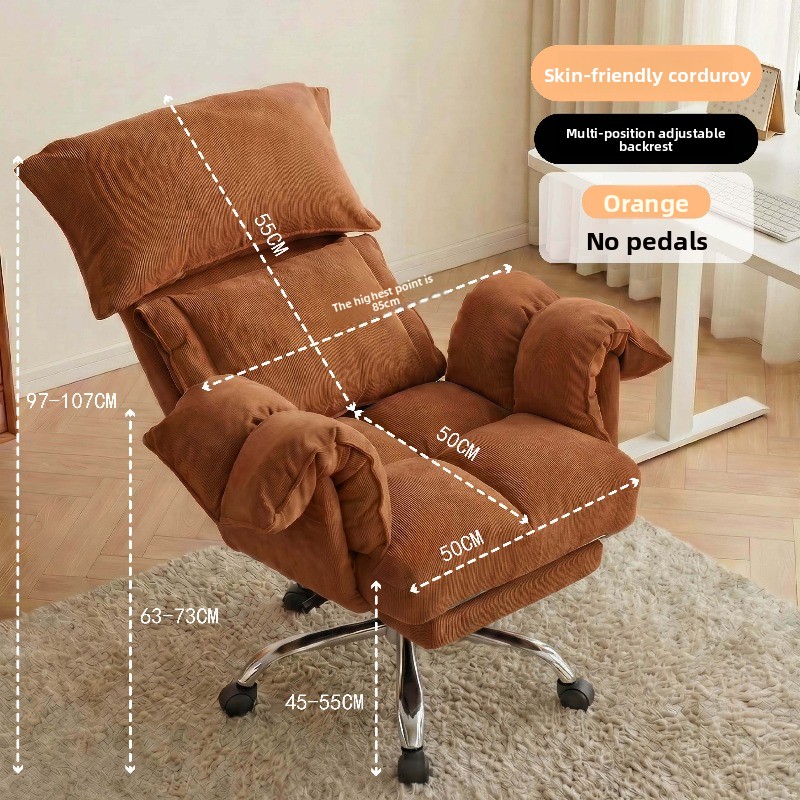 90-160度傾斜コンピューターチェア、ゾーン別厚パッド、長 - Office Furniture Zone のレビューと価格