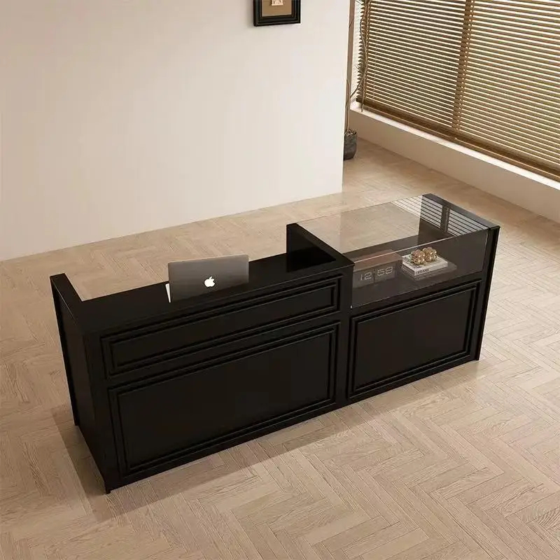 カスタムモダンオフィス受付デスク衣料品店美容室バーMDF高級 - Office Furniture Luxury のレビューと価格