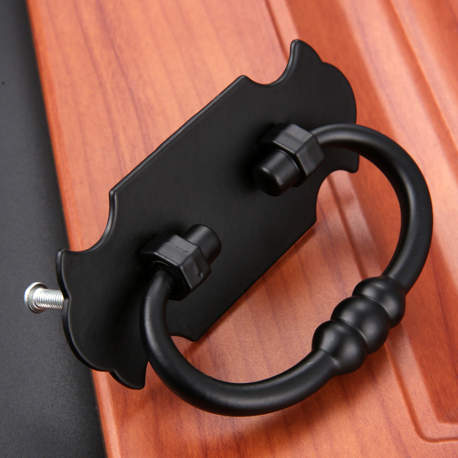 黒の亜鉛合金プル,1ピース,88x56mm,引き出しまたはド - Office Furniture Hardware のレビューと価格