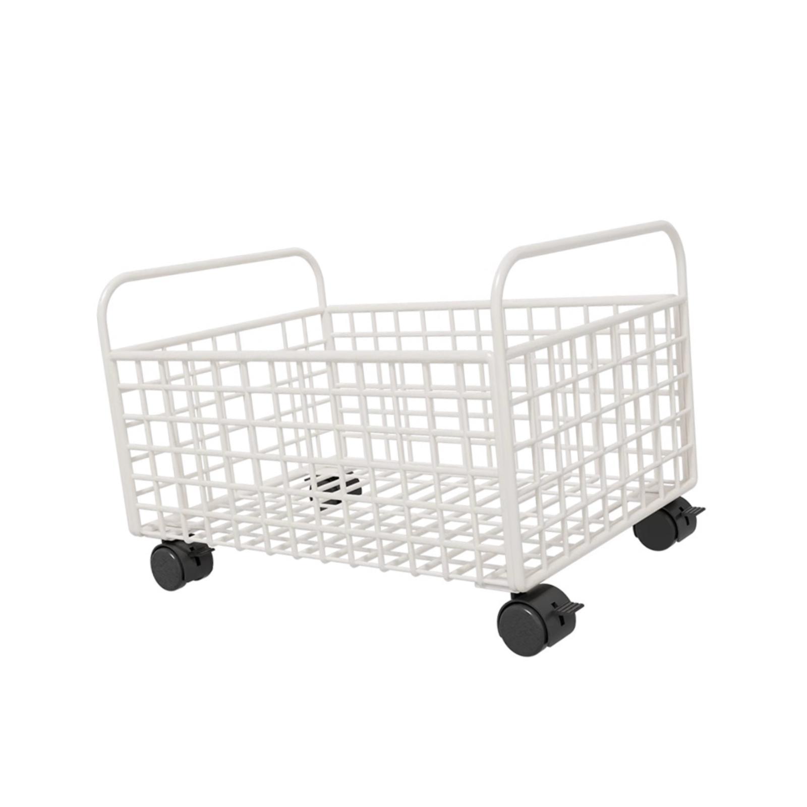 回転式ユーティリティカート、金属製メッシュ収納ビン、机下ブッ - Book Cart Rolling のレビューと価格