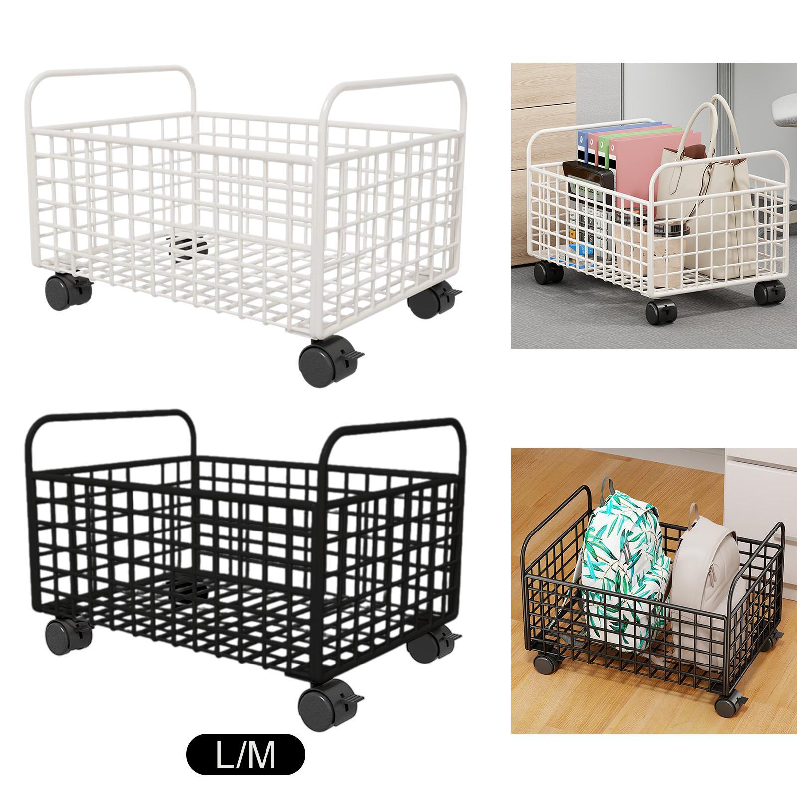 回転式ユーティリティカート、金属製メッシュ収納ビン、机下ブッ - Book Cart Rolling のレビューと価格